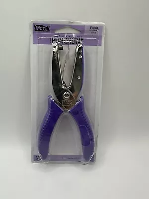 McGill 2  Reach Punchline Hole Punch 1/4 Inch Round Chrome/Purple • $11.50