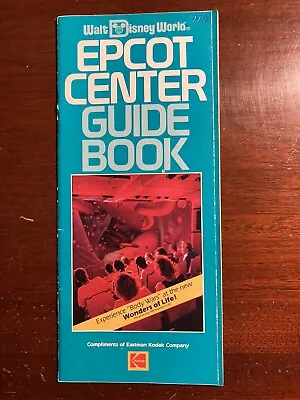 Walt Disney World Epcot Center Guide Book 1989 1980s Vtg Booklet Florida FL • $16.75