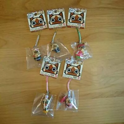 MONSTER HUNTER AIROU GOTOCHI LIMITED STRAP Lot SET Netuke Keychain Palico F23170 • $115