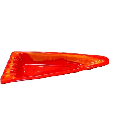 $15 • Buy Vintage Mid-Century Modern Orange Drip Glaze Ashtray California Pottery R-138