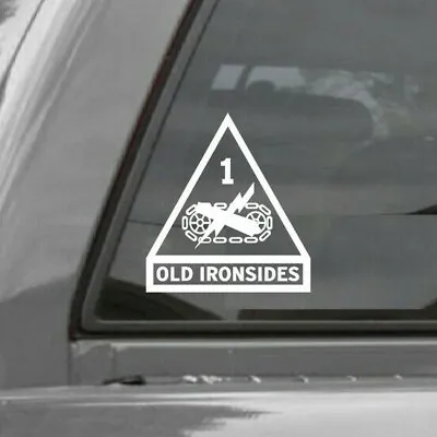 1st ARMORED DIVISION OLD IRONSIDES Vinyl Decal Sticker • $3.50