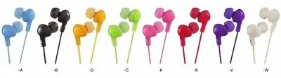 JVC-HAFX5 JVC  Gumy Plus  Earbuds Assorted Colors  BRAND NEW RETAIL PACKING • $9.49