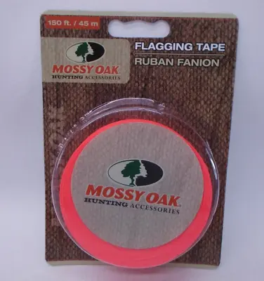 Mossy Oak Bright Orange Hunting Flagging Tape 150' Roll Turkey Duck • $7.99