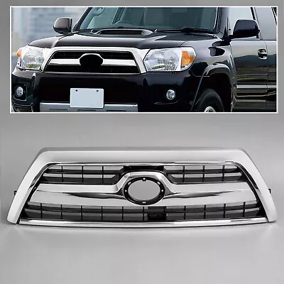 Front Grille Chrome/Black Fit Toyota 4Runner SR5 Sport Model 2006 2007 2008 2009 • $109