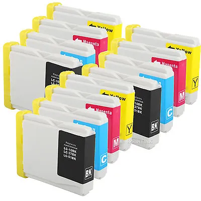 12 Pack LC51 LC-51 Ink Fits Brother MFC-440CN MFC-465cn MFC-665CW MFC-685cw • $18.88