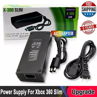 Power Supply For Xbox 360 Slim Console AC Adapter Power Brick Power Cord Cable A • $16.89