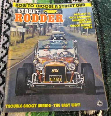 Vintage! Street Rodder Magazine Book! '40 Ford Round Up! February 1973! Hot Rods • $9.99