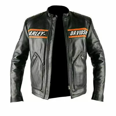 Hd Goldberg Motorcycle Real Vintage Retro Biker Jacket • $49.99