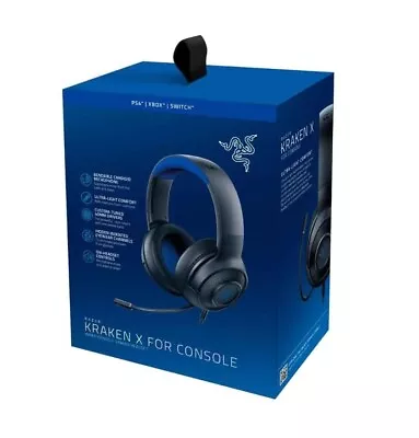 Razer Kraken X 3.5mm Wired Gaming Headset For Console PC PS4 Xbox RZ04-02890200 • $69