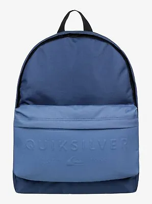 Quiksilver Everyday Poster Embossed 25l Backpack – Blue - Brand New With Tags • £25