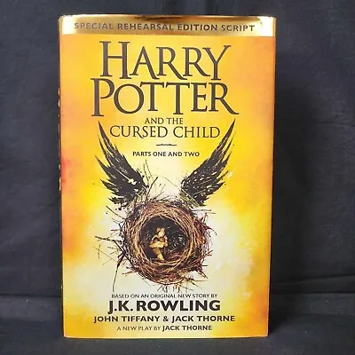 Harry Potter And The Cursed Child Parts One & Two By J. K Rowling Hardcover • $16.95