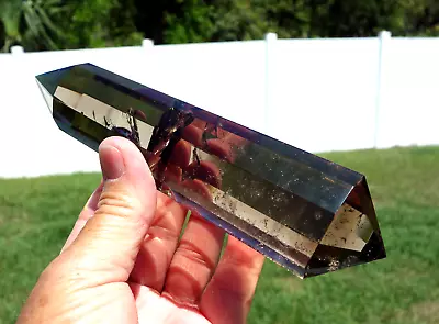 Vogel Inspired SMOKY QUARTZ Crystal Double Terminated Point Wand Brazil #A148 • $308