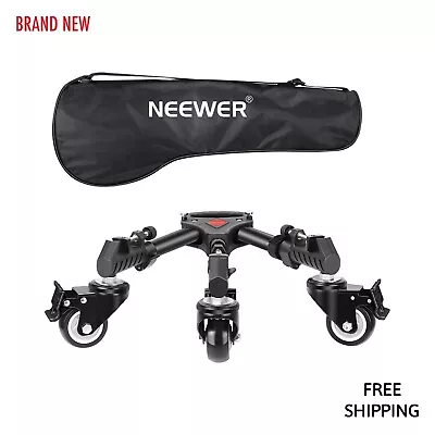 Neewer Photography Tripod Dolly Heavy Duty With Larger 3-inch Rubber Wheels Ad • $93.50