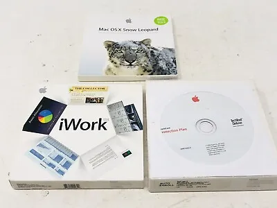 Mac OS X 10.6.3 Snow Leopard & IWork '08 Software Mixed Lot • $33