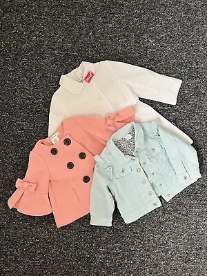 Baby Girl Clothes Bundle 9-12 Months Coat Jacket • £14