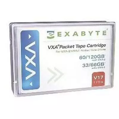 EXABYTE VXA-1 V17 Tape Cartridge Data Cartridge VXA VXA-1 33 GB Native-66 GB ... • $44.94