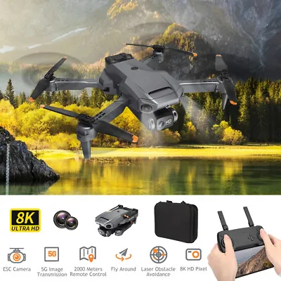 $28.99 • Buy 8K 5G GPS Drone With HD Camera Drones WiFi FPV Foldable RC Quadcopter 3Batteries
