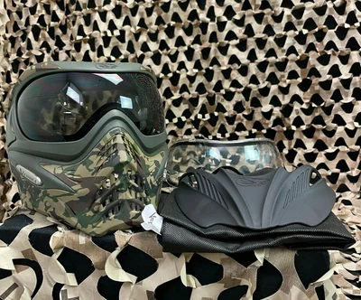$124.95 • Buy NEW V-Force Grill Paintball Mask - SE Woodland Camo W/ Ninja Black & Clear Lense