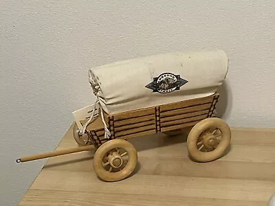 $24 • Buy Limited Edition Hand Crafted Wood Schooner Covered Wagon Model