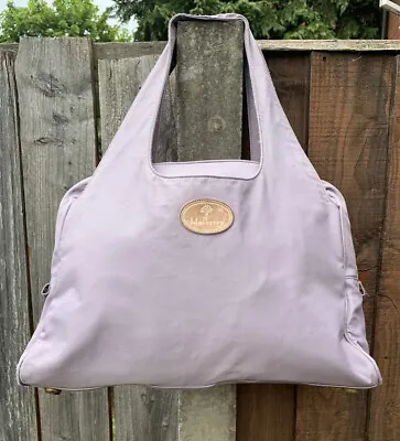 Vintage Mulberry Nylon Grey Weekend Bag Ladies • £170