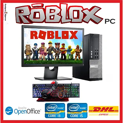 Gaming PC Bundle I5 I3 Desktop Computer & Monitor 16GB RAM 1TB HDD SSD WiFi W10 • £139.99