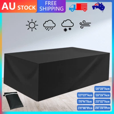 $14.29 • Buy Outdoor Waterproof Furniture Cover Patio Garden Rain Snow UV Table Sofa Couch