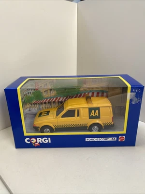 £19.99 • Buy Corgi 91610 Ford Escort Van Yellow AA Recovery Truck Boxes Diecast FREE POSTAGE