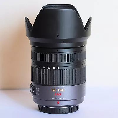 Panasonic H-VS014140E 14-140mm F/4.0-5.8 Mega O.I.S G Zoom Lens Micro 4/3rds • £189.99