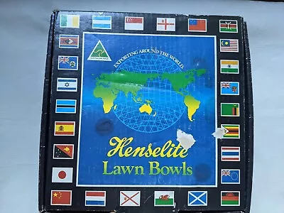 Henselite Lawn Bowls In Box. Championship 77c Australian Made Size 5? M • $99