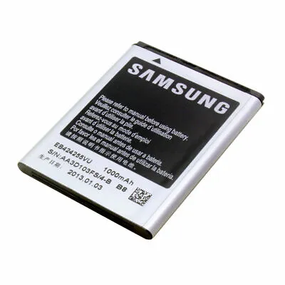 £2.29 • Buy Genuine Samsung Galaxy Mini S5530 Corby 2 S3850 Original Battery EB424255VU