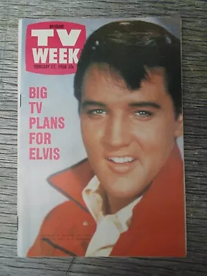 Australian TV WEEK Magazine  Elvis Presley- 1968  Humphrey Bear Man From UNCLE • $13.04