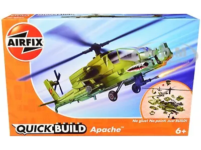 Apache Plastic Snap Together Model Helicopter Kit By Airfix Quickbuild J6004 • $16.99