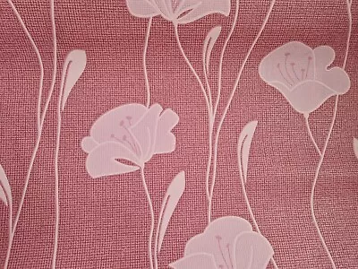 1 Roll Linda Barker Graham & Brown Wallpaper Poppy Pink 15786 • £7.50