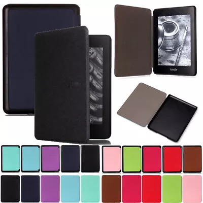 Fr 6  Amazon Kindle Paperwhite 3 2 1 5/6/7th 4 10th Gen Smart Cover Leather Case • $13.15