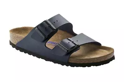 Birkenstock Arizona BF Soft Footbed Blue Regular Fit Sandal Women's Sandals & • $131.91