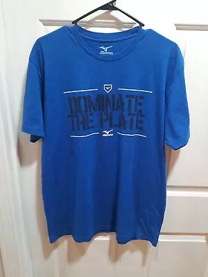 Mizuno Never Settle Dominate The Plate Tshirt Mens Size XL • $12