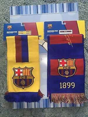 Bufanda Fan Unisex Adult FC Barcelona Scarf Bufanda Soccer • $18.99