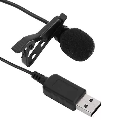 USB Clip On Computer Microphone Omnidirectional Mini Mic Condenser For PC US BEA • $12.32