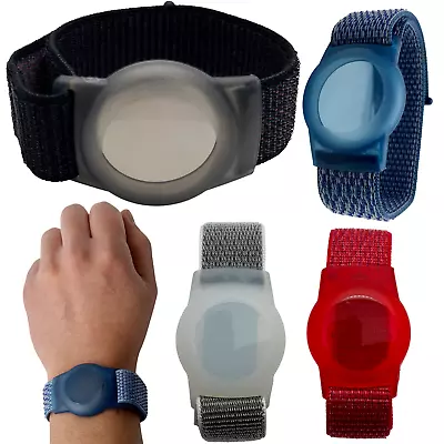 Strap For Apple Airtag GPS Tracker Watch Nylon Protective Wristband Kids/Adult • £9.99