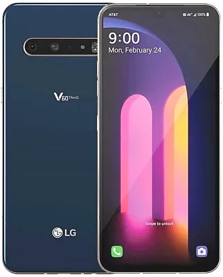 $249.50 • Buy LG V60 ThinQ 5G LM-V600TM 128GB T-Mobile GSM 🔓 Unlocked 6.8  - Blue 🔟/🔟