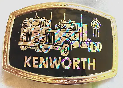 NOS - Vintage 1970s KENWORTH SEMI TRUCK Belt Buckle -Not Pacifica - RARE TRACTOR • $30