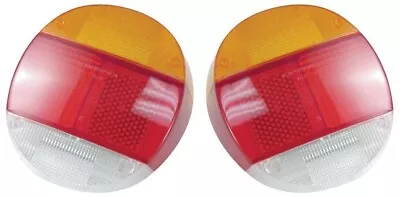 Empi Euro Tail Light Lens Amber Red White VW Bug / Beetle 1973-1979 Left/Right • $108.50