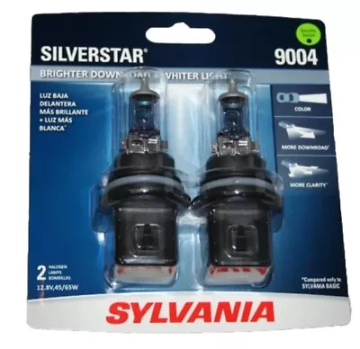 Sylvania Silverstar 9004 Pair Set High Performance Headlight Bulbs NEW • $14.99