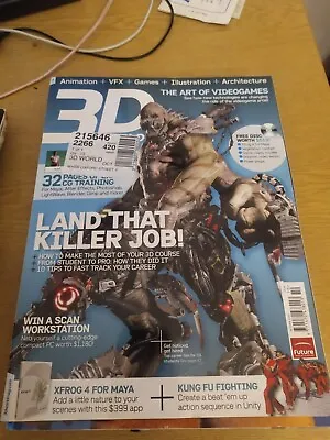 3D World Magazine #134 October 2010 With CD Land That Killer Job - B163 • £2.99