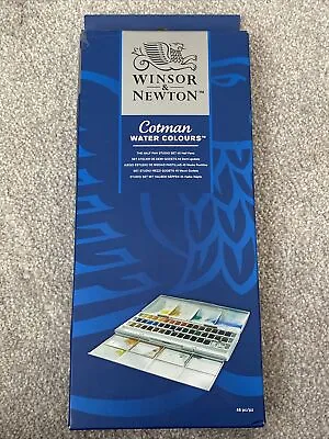 £44 • Buy Winsor & Newton : Cotman : Watercolour Studio Set : 45 Half Pans