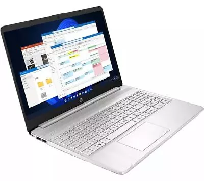 HP 15s-fq2571sa 15.6  Laptop Intel I3 128 GB SSD Silver - REFURB-C • £153.45
