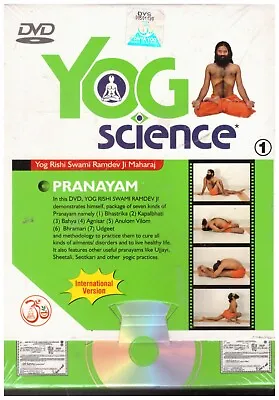 Yog Science/ Yoga Pranayam Yog Aasan   Baba Ramdev  [Dvd] Language Hindi/English • $14.55