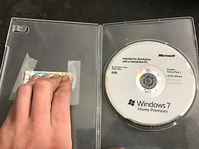 Windows 7 Home Premium 64 Bit Refurbished DVD With REFURB KEY • $27.99