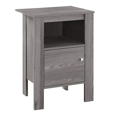 Monarch Specialties Contemporary Accent Rectangular Decor Side End Table Gray • $52.49