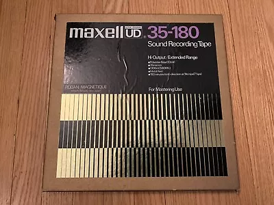 Maxell 35-180 Metal Hub Reel Vintage Reel To Reel 1/4  Near Empty • $29.99
